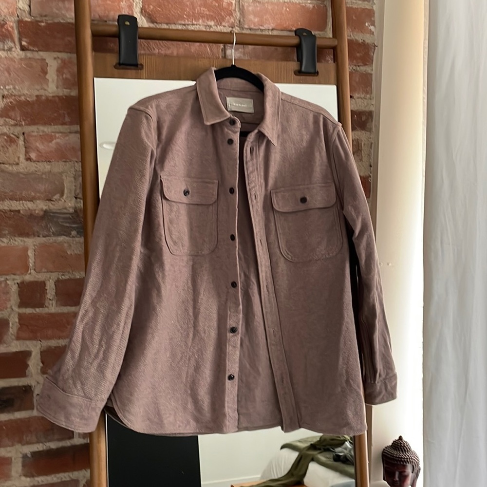 Everlane Shacket (shirt + jacket) or Chore Jacket